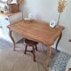 Solid oak desk / console / side table