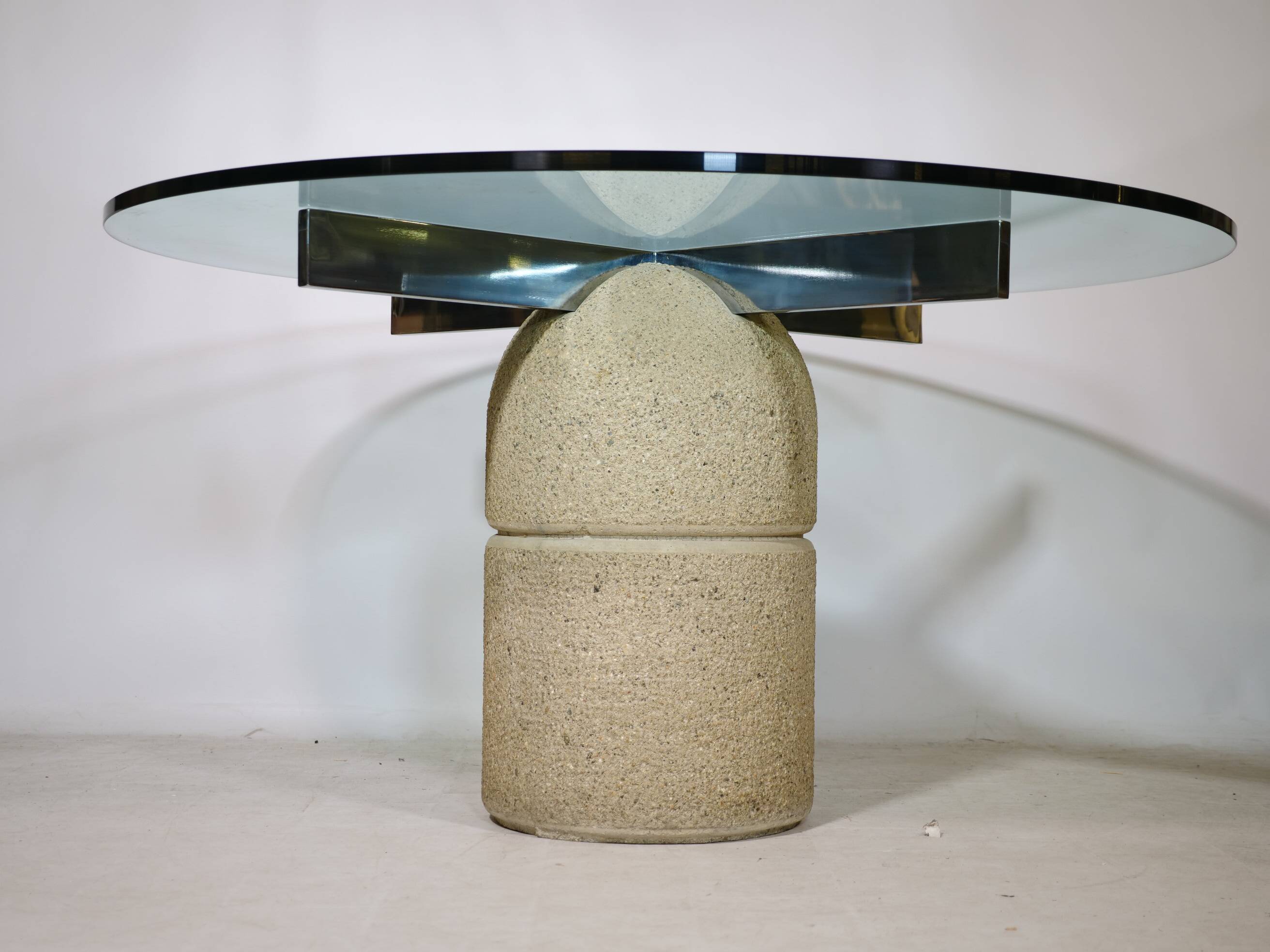Paracarro Dining Table by Giovanni Offredi for Saporiti Italia, 1970s