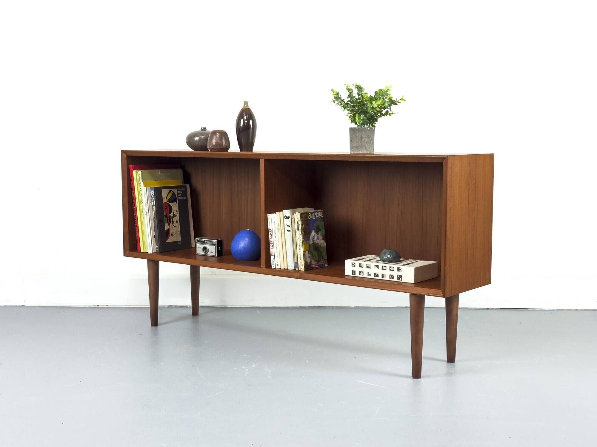 Low Teak Shelf from Brouer Furniture Factory, 1960s