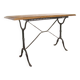 Console pied fonte N°2 / / table de bistro