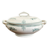 Saint-Amand earthenware soup tureen, 1930s