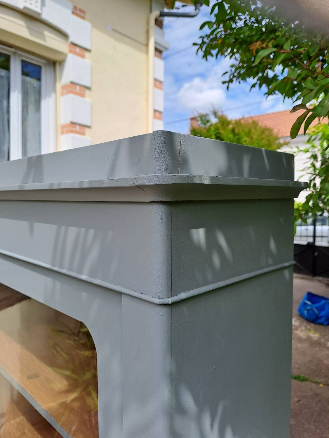 Wardrobe with 1 glass door, late 19th century