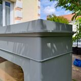 Wardrobe with 1 glass door, late 19th century
