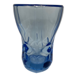 Blue glass vase 1950