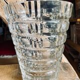 Daum Nancy faceted crystal vase