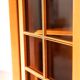 1970s Modular Corner Cabinet in Cherrywood with Glass and Carved Doors – “Fox Hunt” Design