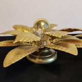 Wall lamps gilded metal sheets