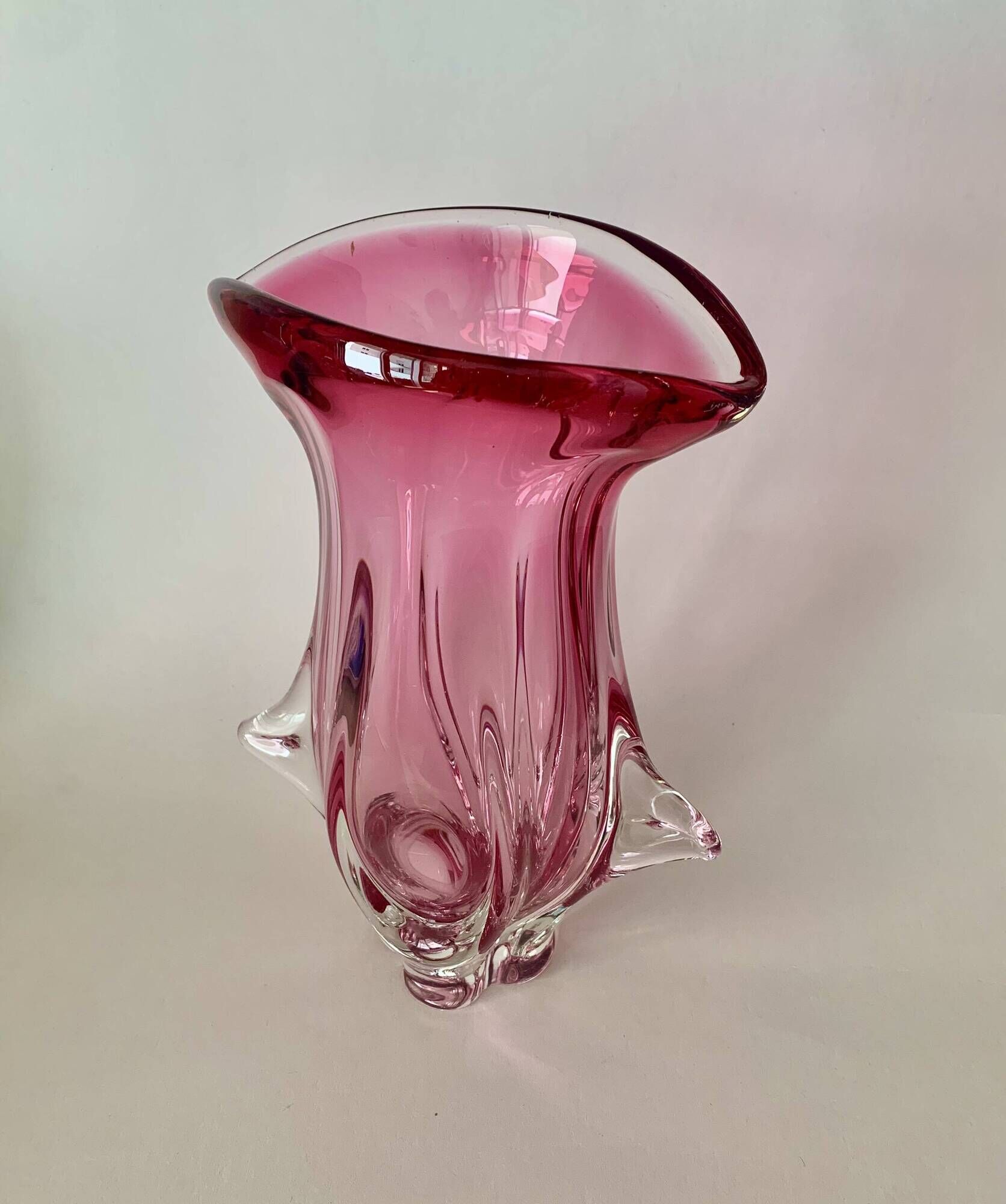 Vase by J. Hospodka for Chribska Sklarna, Czechoslovakia, 1960s