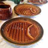 Sarreguemines asparagus set 1970