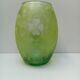 Vase vert décor trèfles