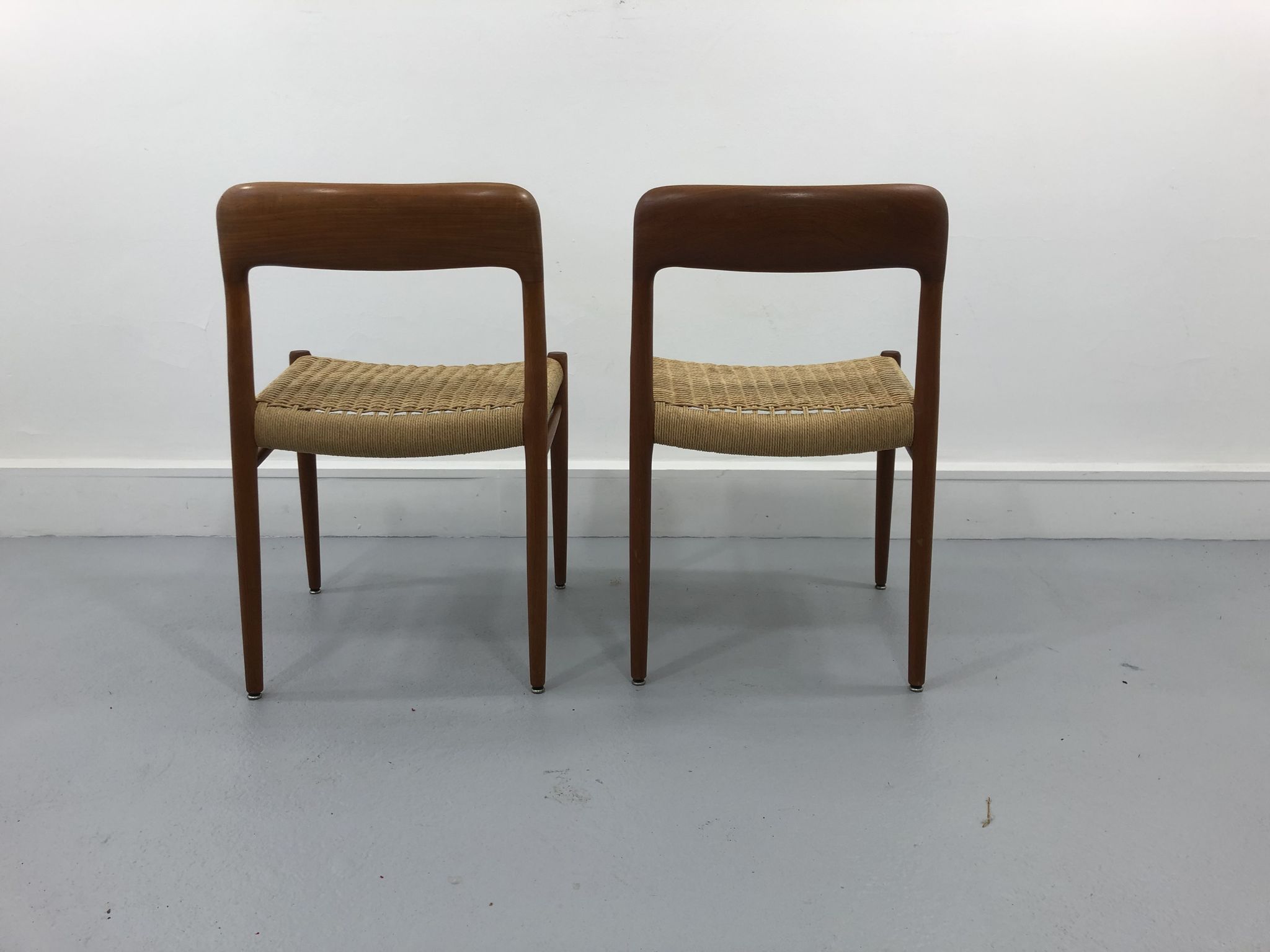 Danish Teak 56 chairs by Niels Otto Møller for J. L. Møllers