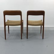 Danish Teak 56 chairs by Niels Otto Møller for J. L. Møllers