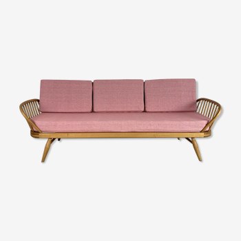 Vintage sofa ercol studio - blond and pink