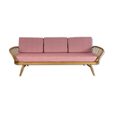Vintage sofa ercol studio - blond and pink