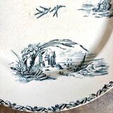 Creil & Montereau round ironstone dish, "Marine" service