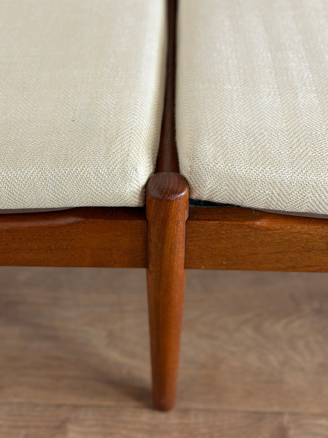 Scandinavian banquette in the style of Sven Ellekaer Eriksen from the 1960s.