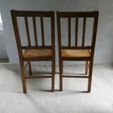 Pair of bistro chairs, 1940s