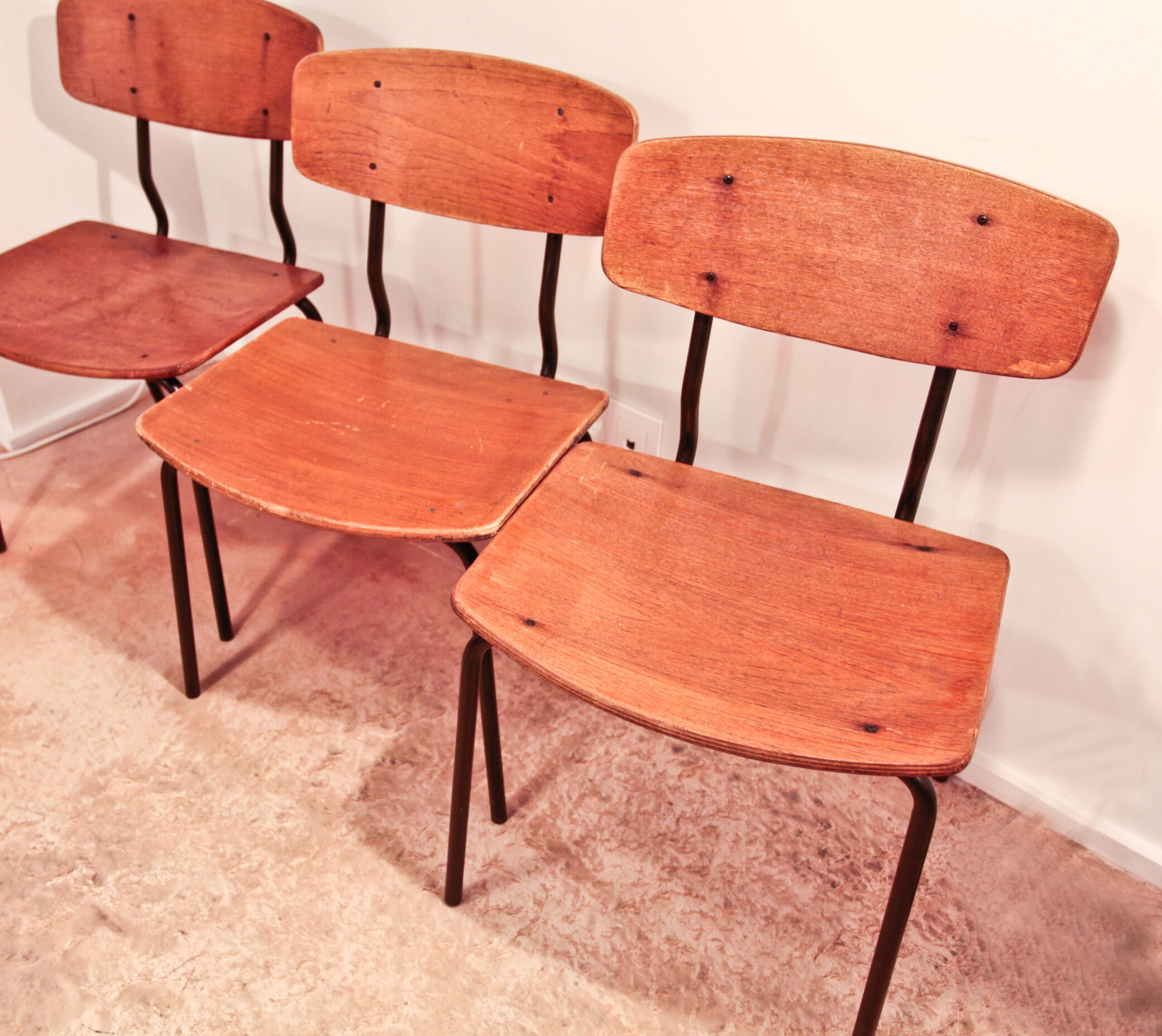 Série de 6 chaises danoises