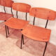 Série de 6 chaises danoises