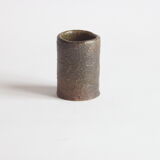 Brown ceramic vase by Paul Envalds for Arabia Finland 1960/1970