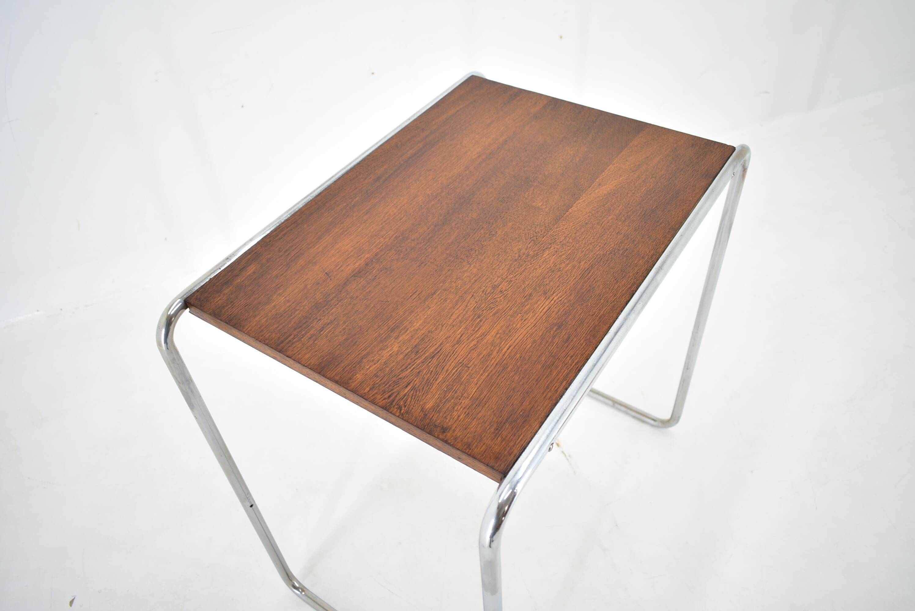 Table Bauhaus Chromée par Marcel Breuer pour Mucke Melder, 1930s