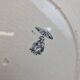 Antique English plate Clarendon P.b.&s – decoration of mauve birds & flowers – Oriental Ivory