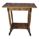 Antique Oak Side Table with Drawer, circa 1900