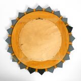 Large gilded Italian XXL Regency Sunburst Wall Mirror | diameter 93 cm
