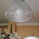 Suspension industrielle holophane vintage