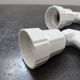Lot of two porcelain wall lights 1930 Art Deco bathroom