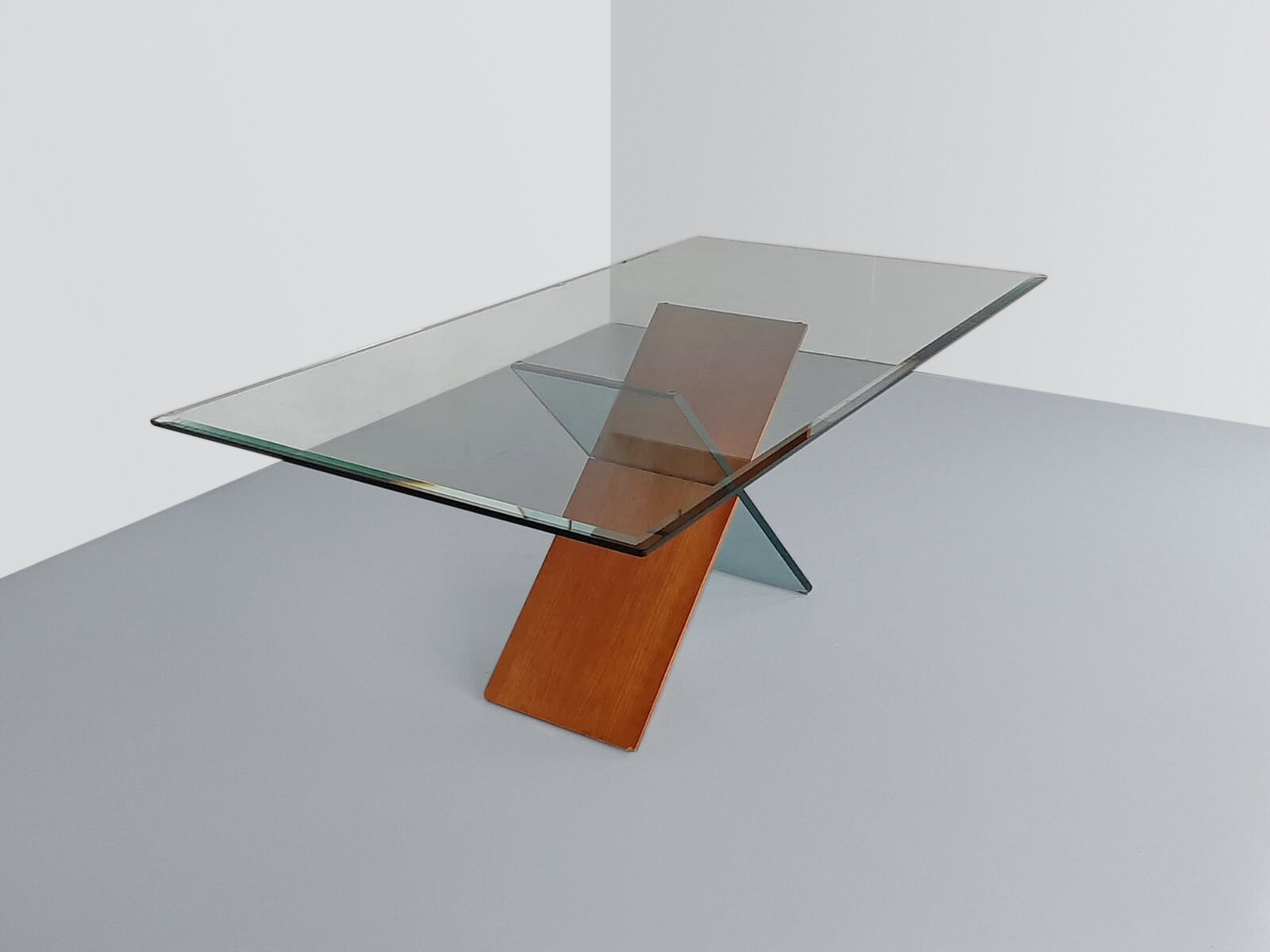 Théorème contemporary dining table by Luigi Gorgoni for Roche Bobois 1980s