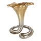 Murano blown glass trumpet vase, 1960s-70s