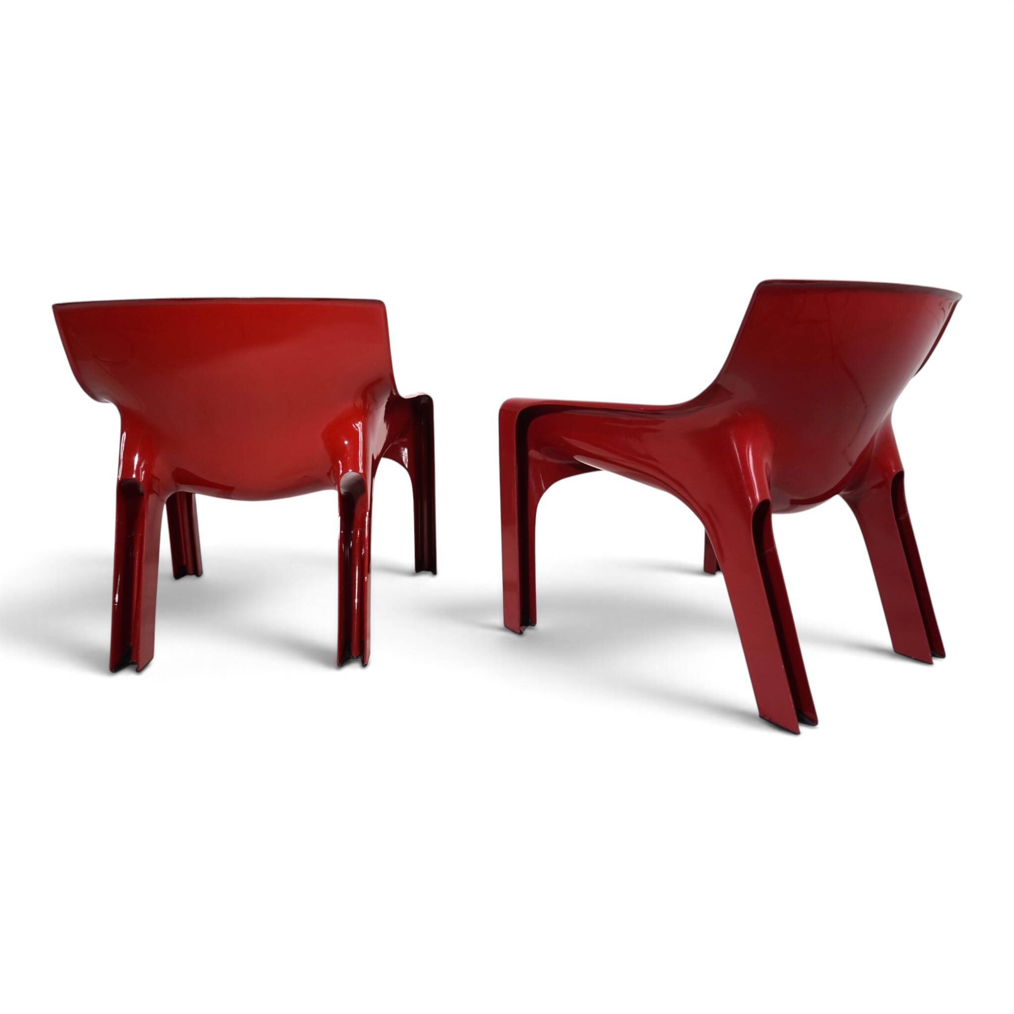 Vico Magistretti Vicario Ensemble de 2 Fauteuils pour Artemide, 1970