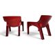 Vico Magistretti Vicario Ensemble de 2 Fauteuils pour Artemide, 1970