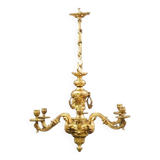 Lustre Louis XVI  bronze dorure.