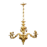Lustre Louis XVI  bronze dorure.