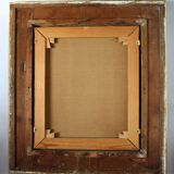 Portrait moderne du milieu du XIXe siècle représentant une jeune femme au chapeau