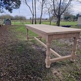 Solid oak farm table