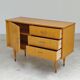 Petit Buffet / Commode style scandinave vintage en bois France 1970