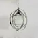 Mid-century glass sphere hanging pendant glass lamp design 1970’s space age Italy