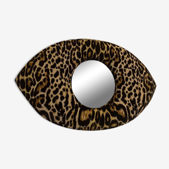 Panther eye mirror 56x34cm