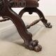 Antique neo-Renaissance chair in wood and leather, 20th century