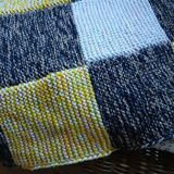 Wool patchwork blanket