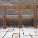 Set of 4 Danish chairs from the 1970s