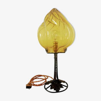 Floral lamp wrought iron 1940