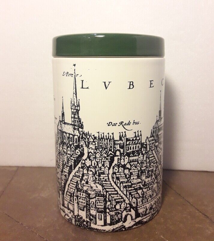 Ceramic spice jar Villeroy and Boch Mettlach Lubec, Germany