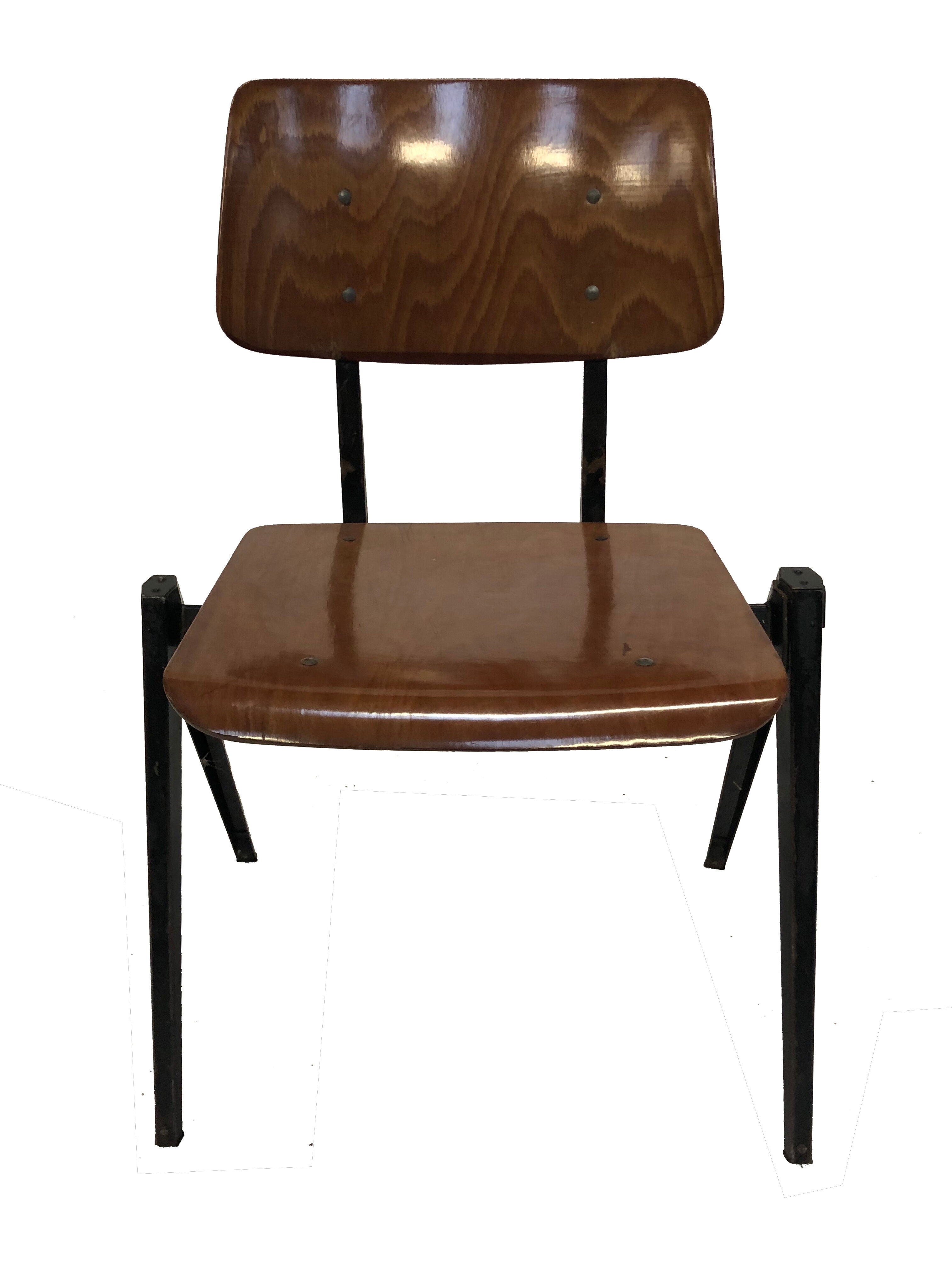 Bureau vintage avec chaise Marko & Galvanitas années 60 Pays-Bas