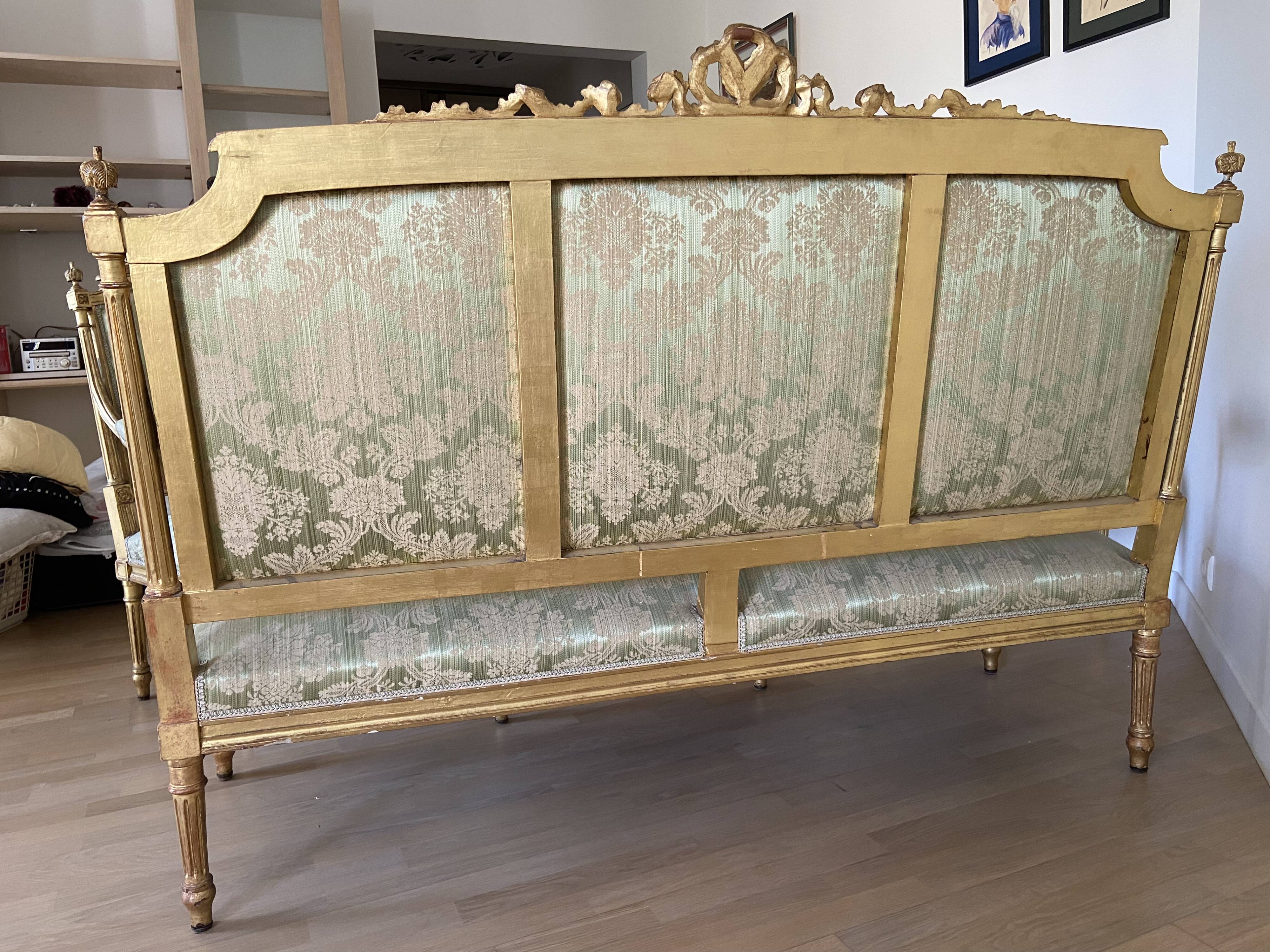 Napoleon III lounge set style louis XVI