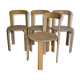 Lot of four chairs model 33, from Bruno Rey to Dietiker, 70s