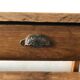 Drapery table, Mercerie, craft furniture early twentieth century